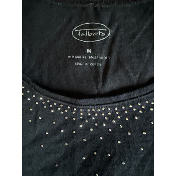 TALBOTS studded top size M Medium - Picture 6 of 6